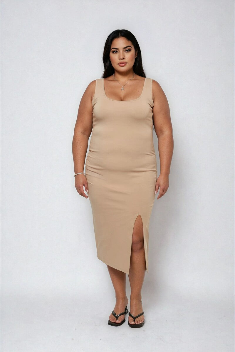 Plus Size Ponte Knit Bodycon Midi Dress | Forever 21 online