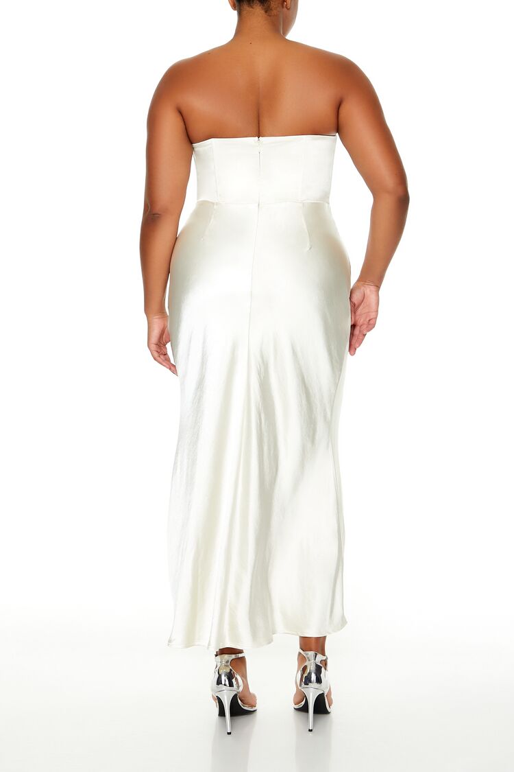 Plus Size Lace-Up Corset Maxi Dress | Forever 21 outlet