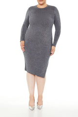 Plus Size Glitter Knit Midi Dress | Forever 21 on sale