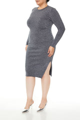 Plus Size Glitter Knit Midi Dress | Forever 21 on sale