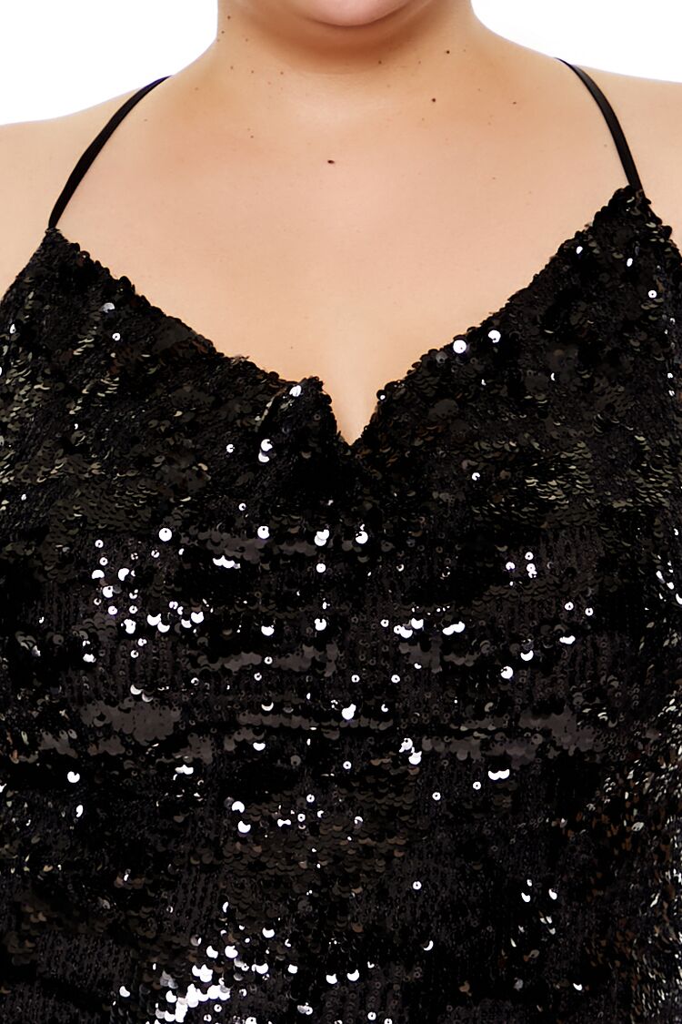 Plus Size Sequin Cami Mini Dress | Forever 21 discount