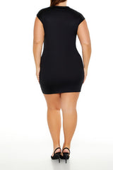 Plus Size Twist-Front Mini Dress | Forever 21 US