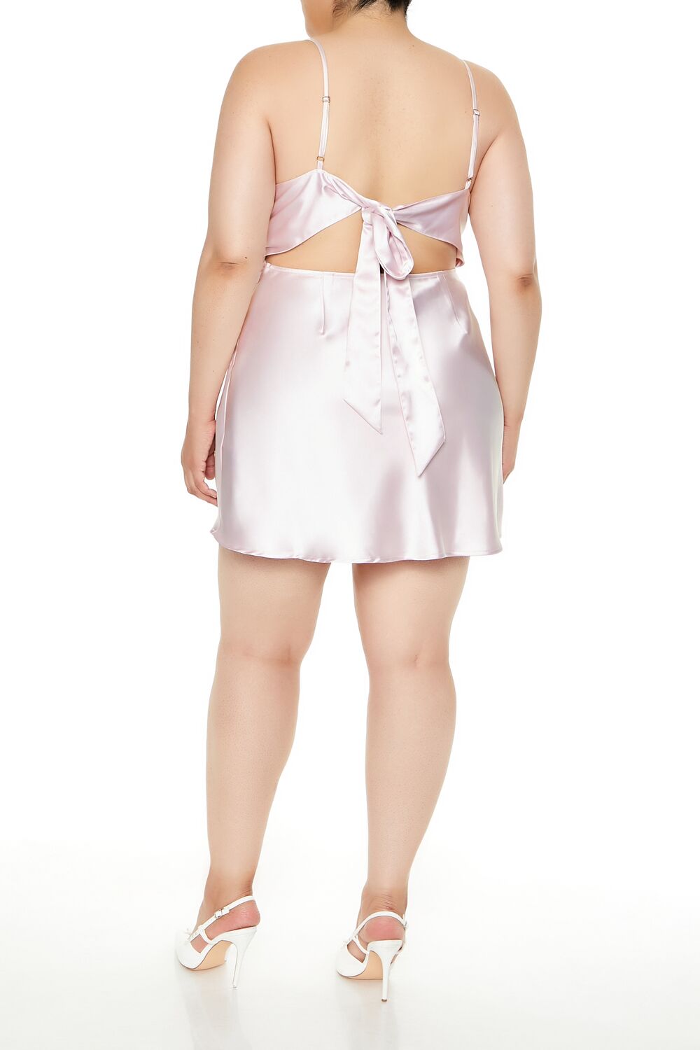Plus Size Satin Bow Mini Slip Dress | Forever 21 near me