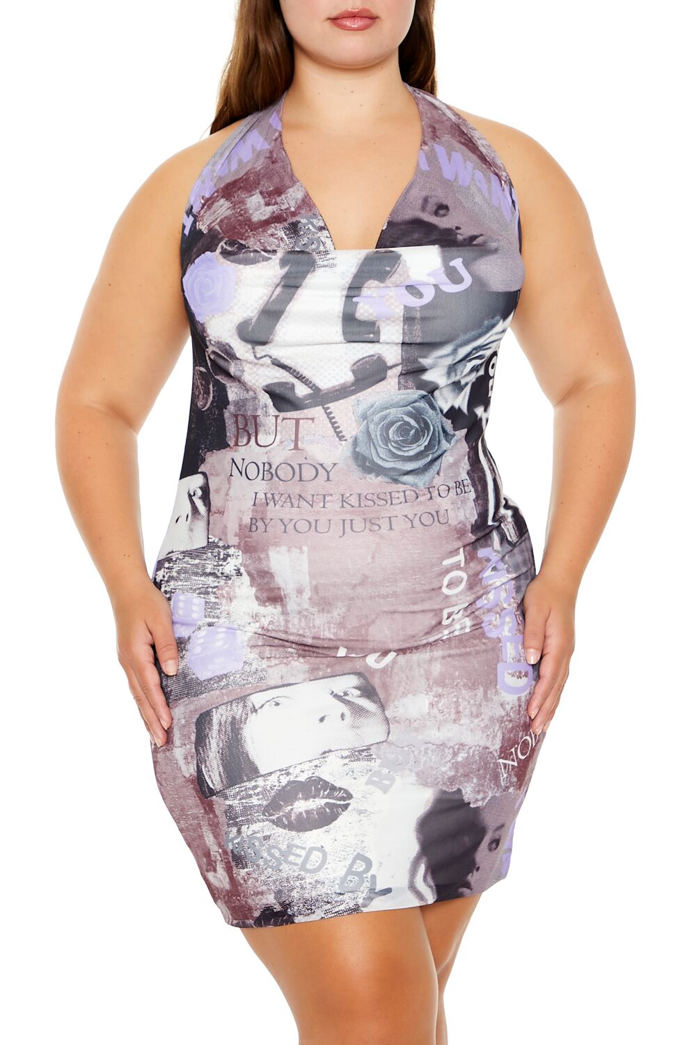 Plus Size Abstract Print Mini Dress | Forever 21 discount