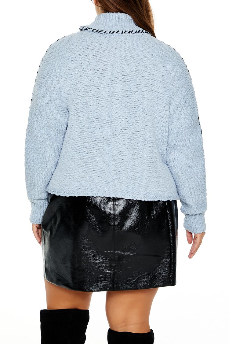 Plus Size Whipstitched Turtleneck Sweater | Forever 21 outlet