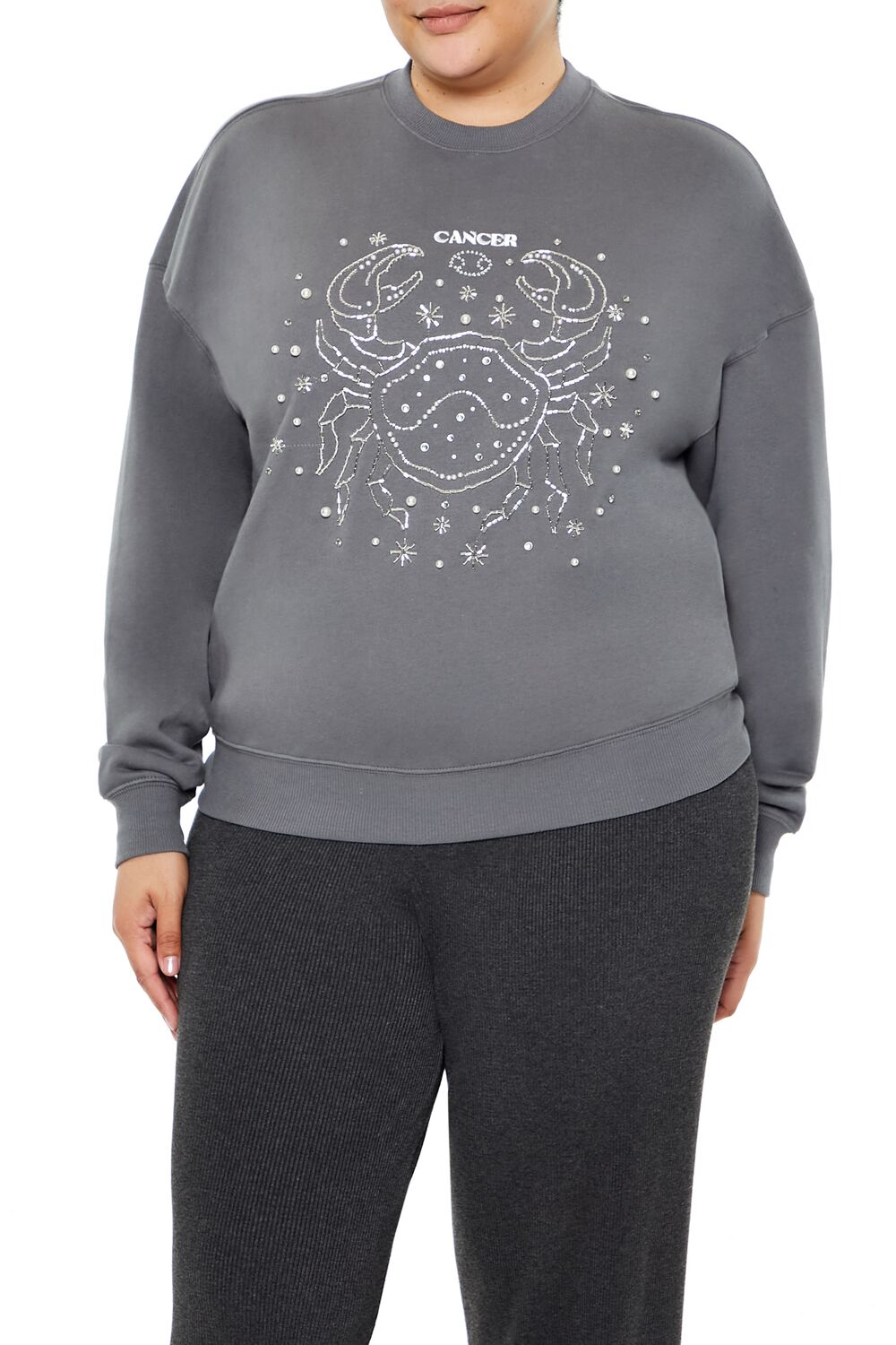 Plus Size Beaded Cancer Pullover | Forever 21 near me