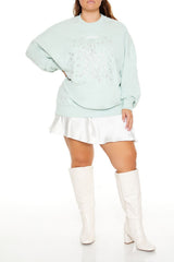 Plus Size Beaded Aquarius Pullover | Forever 21 sale
