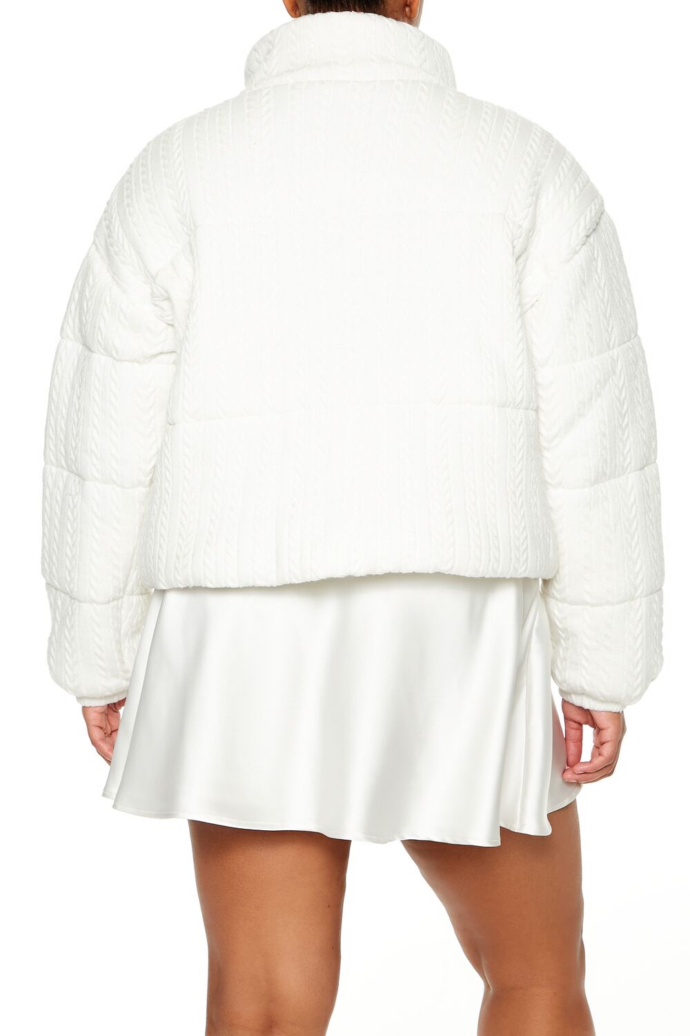 Plus Size Cable Knit Puffer Jacket | Forever 21 discount