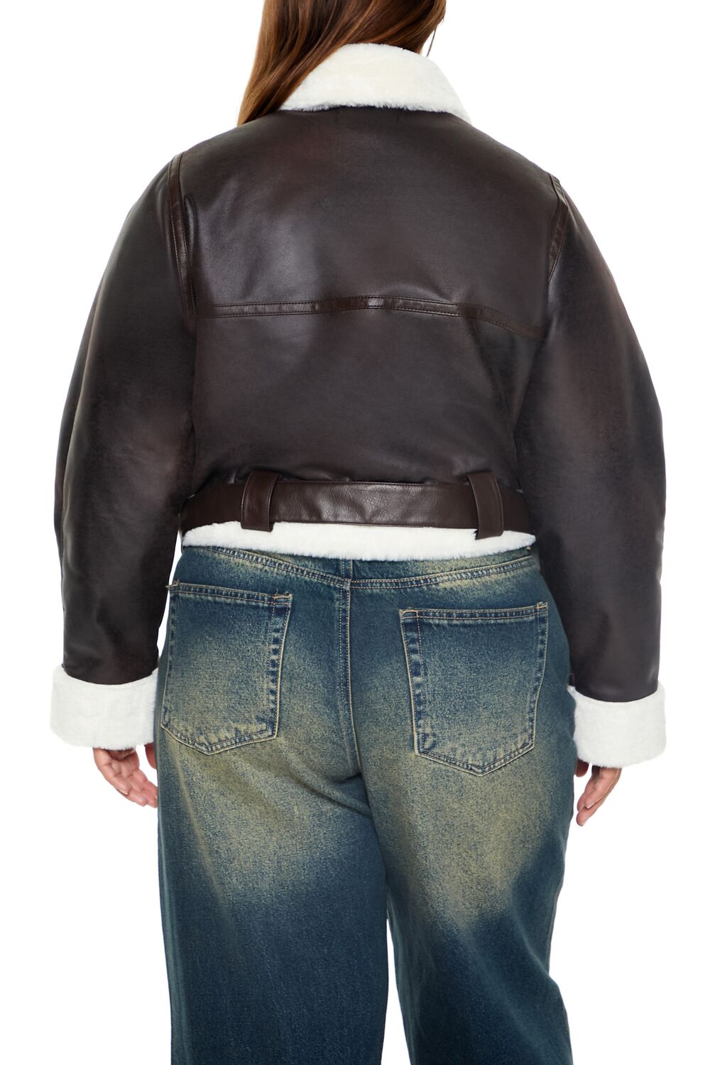 Plus Size Faux Leather Moto Jacket | Forever 21 US