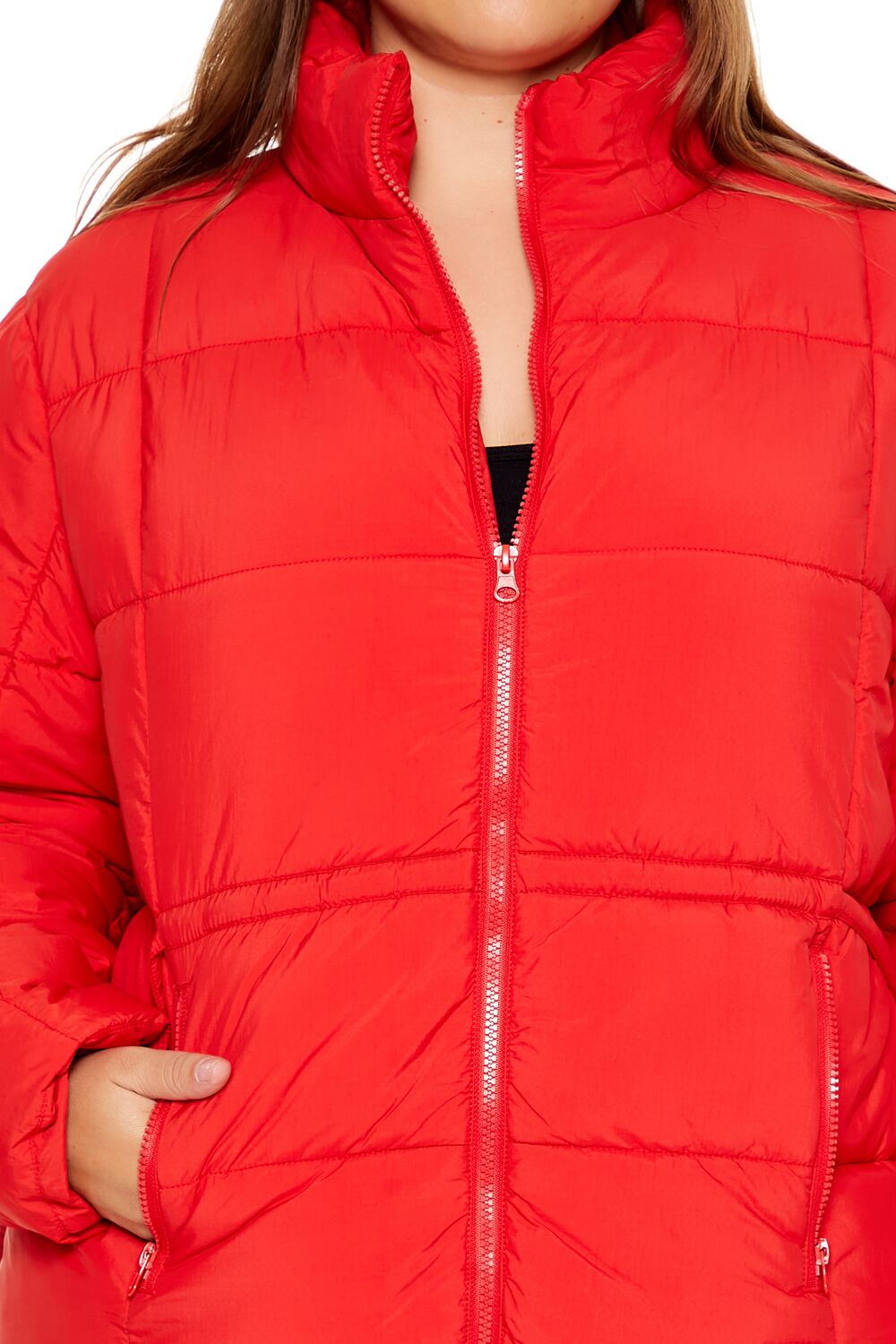 Plus Size Tie-Waist Puffer Jacket | Forever 21 discount