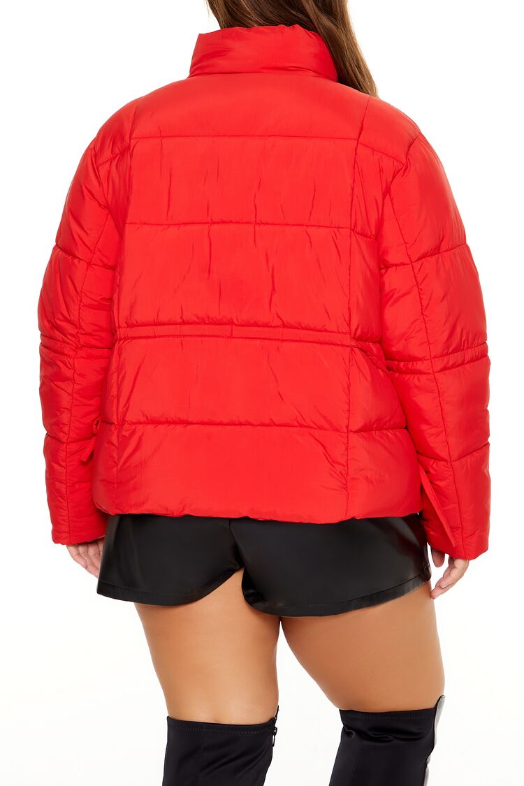 Plus Size Tie-Waist Puffer Jacket | Forever 21 discount