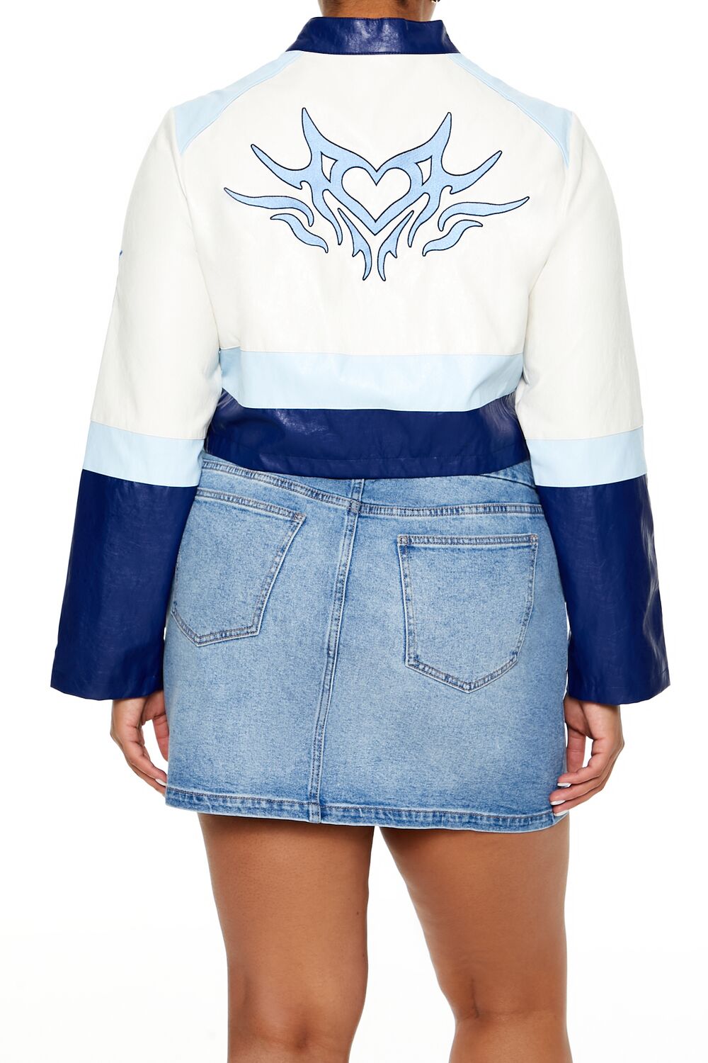 Plus Size Flaming Heart Moto Jacket | Forever 21 outlet