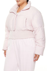 Plus Size Cropped Puffer Jacket | Forever 21 online