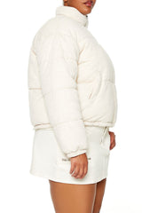 Plus Size Quilted French Terry Puffer Jacket | Forever 21 sale