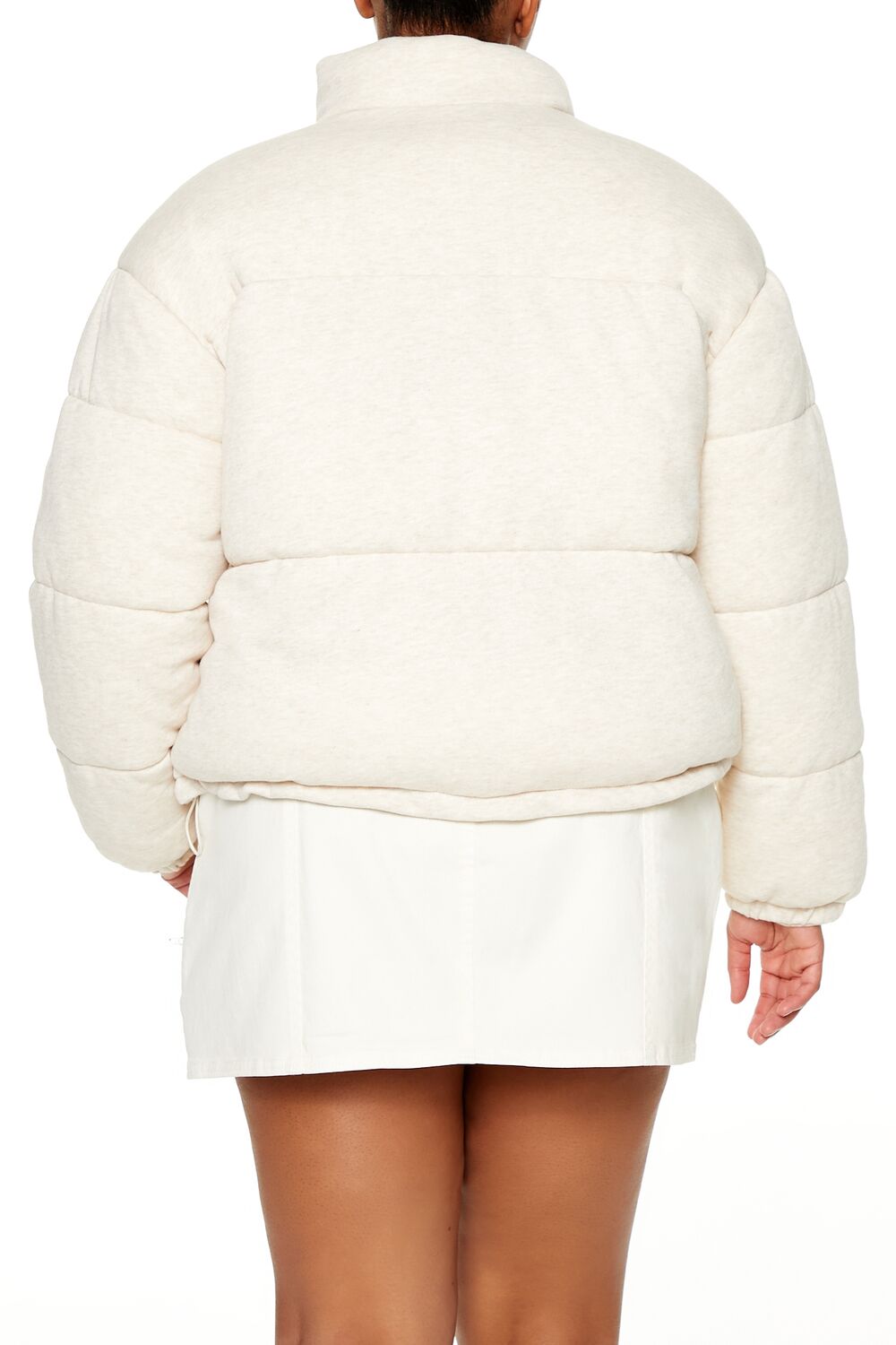 Plus Size Quilted French Terry Puffer Jacket | Forever 21 sale