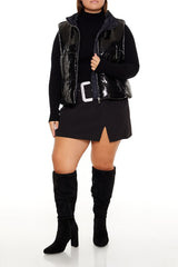 Plus Size Sequin Zip-Up Vest | Forever 21 on sale