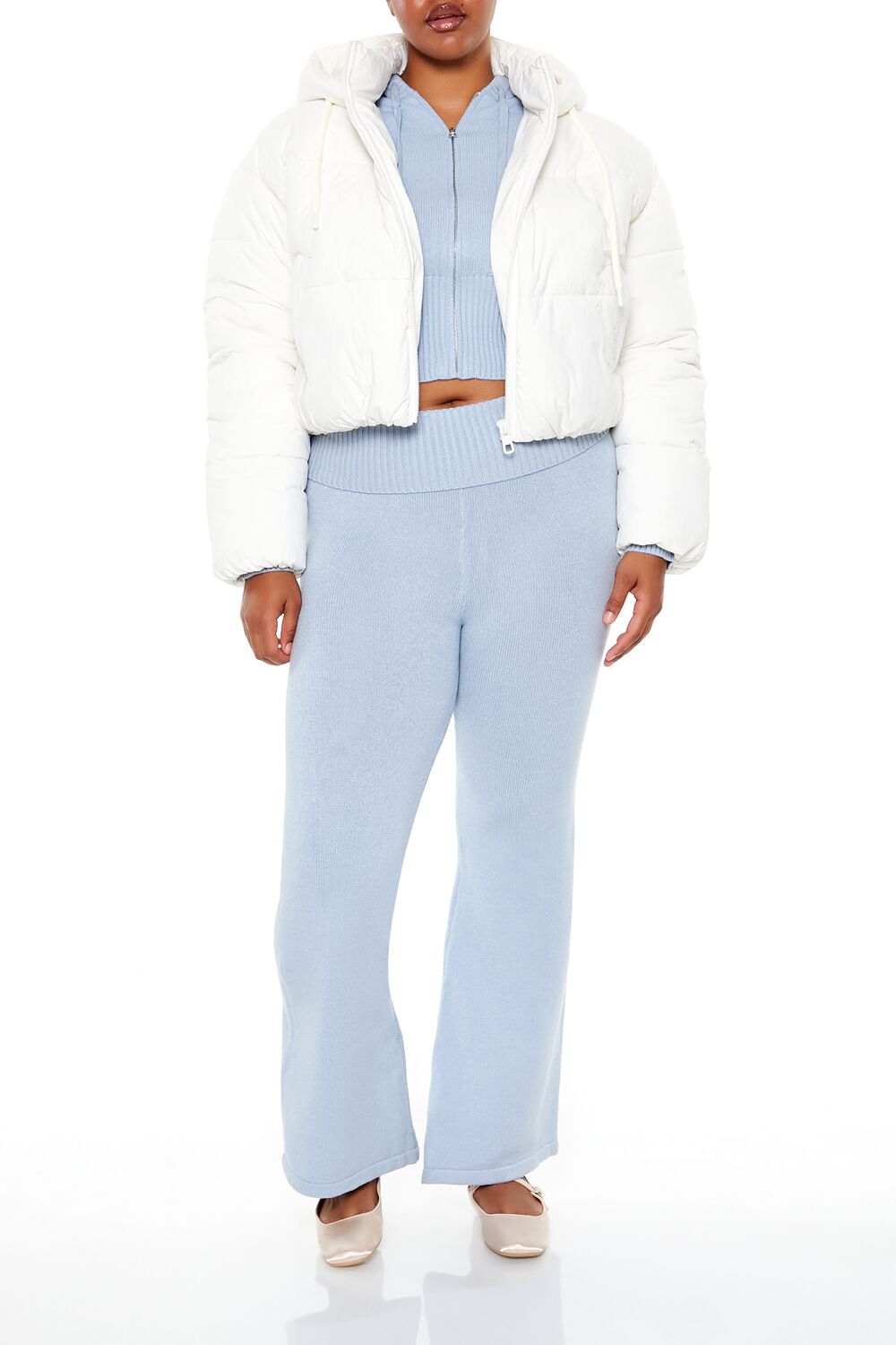 Plus Size Hooded Puffer Jacket | Forever 21 online