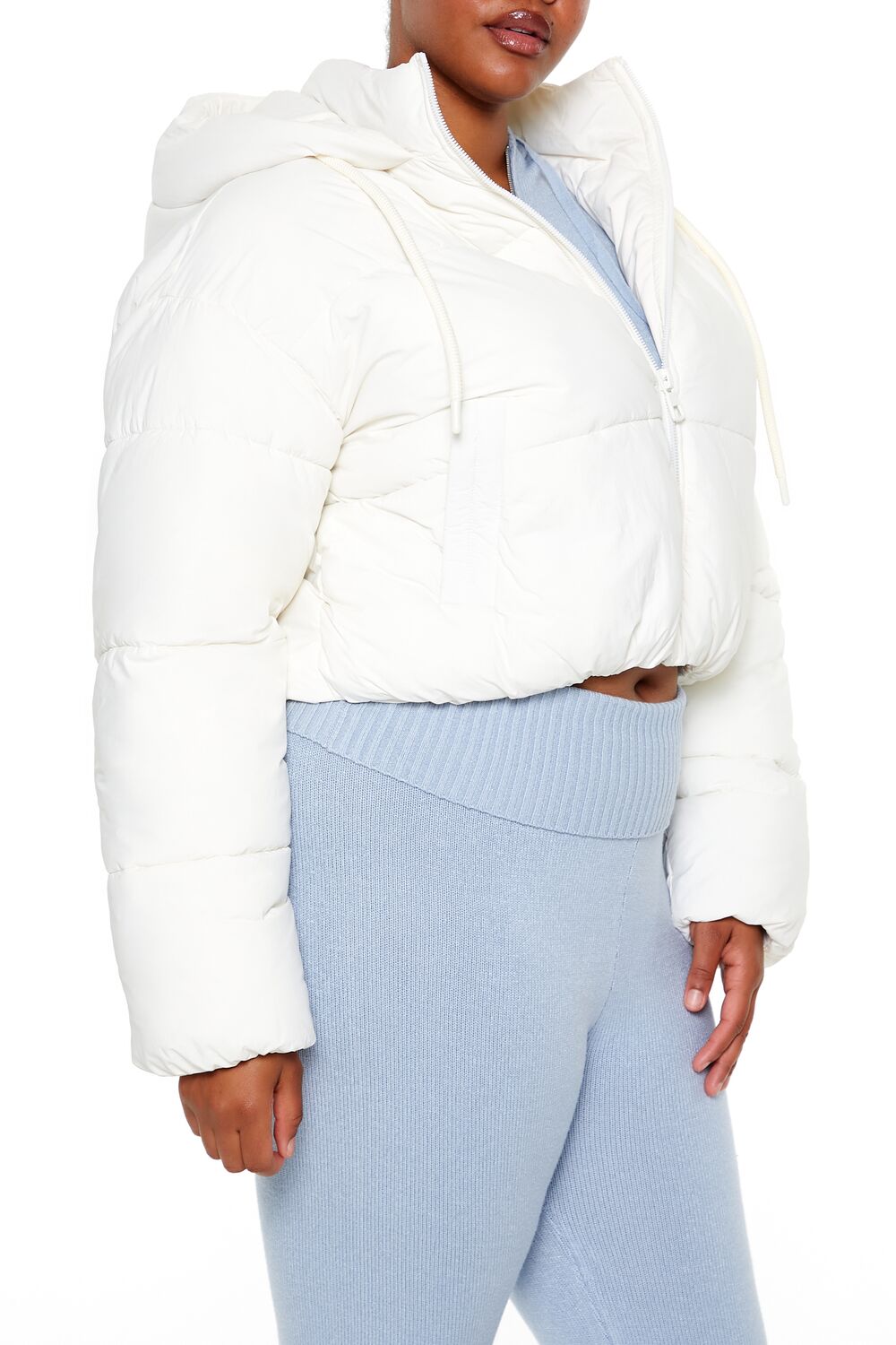 Plus Size Hooded Puffer Jacket | Forever 21 online