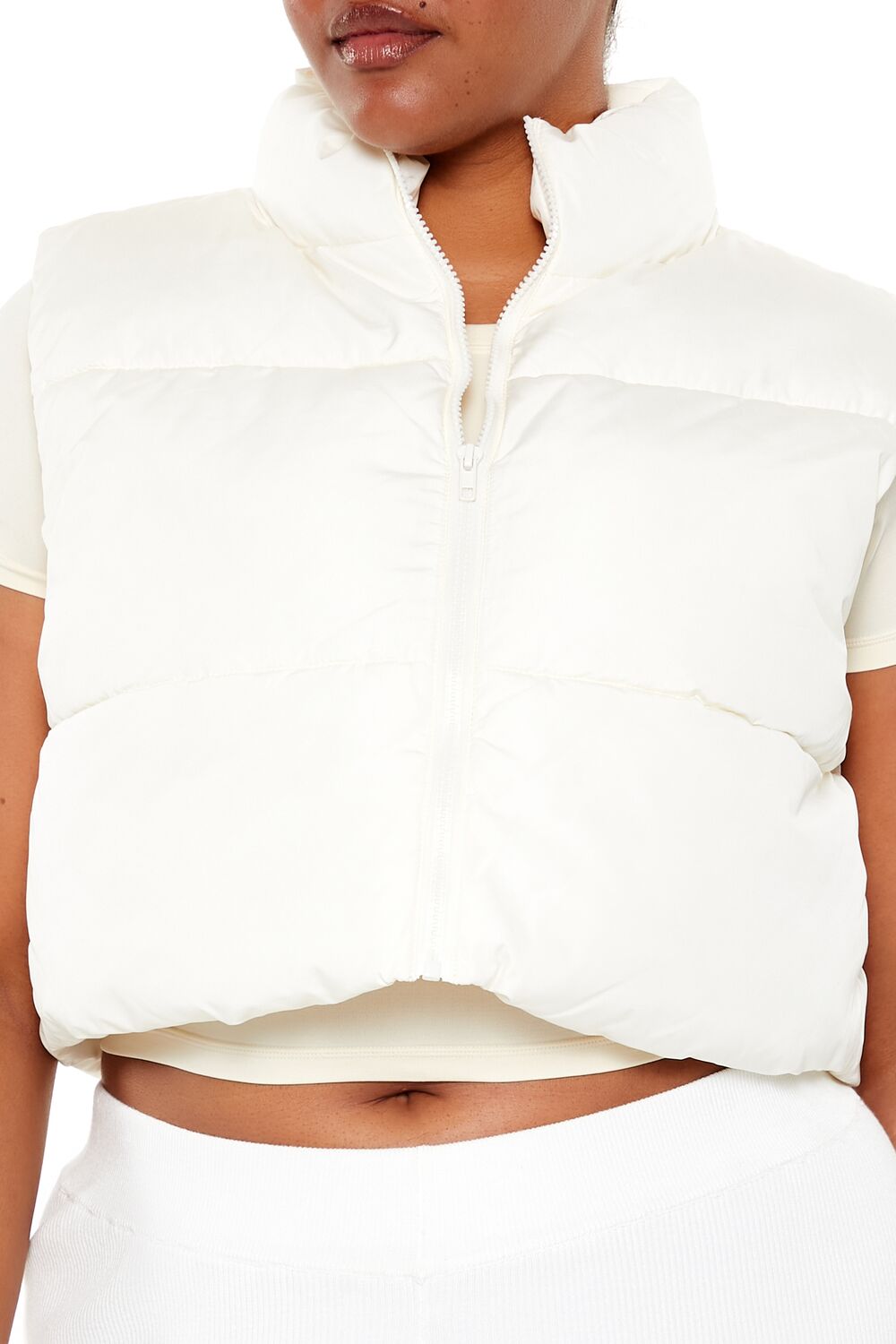 Plus Size Cropped Puffer Vest | Forever 21 discount