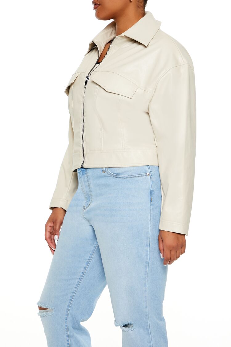Plus Size Faux Leather Jacket | Forever 21 near me