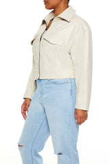Plus Size Faux Leather Jacket | Forever 21 near me