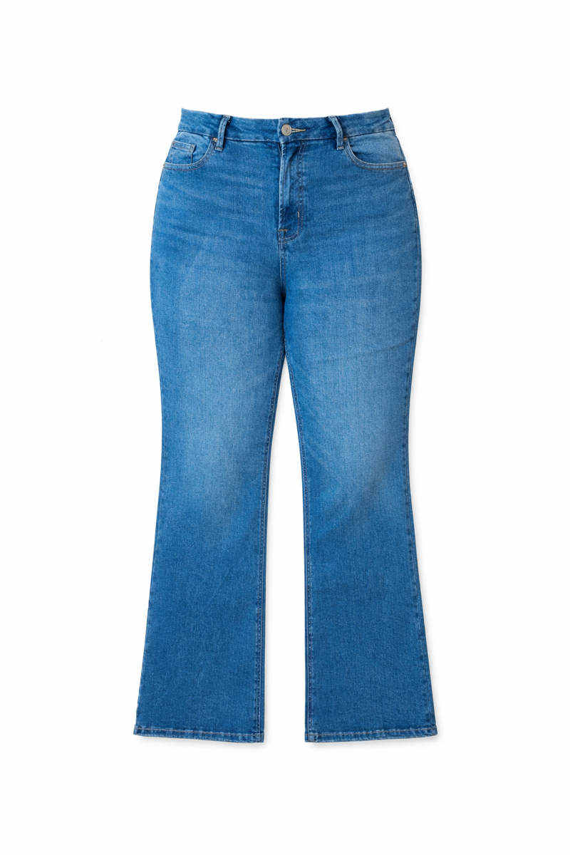 Plus Size High-Rise Flared Jeans | Forever 21 US