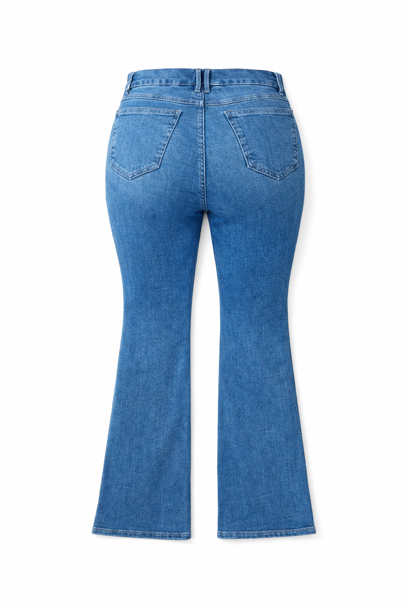 Plus Size High-Rise Flared Jeans | Forever 21 US