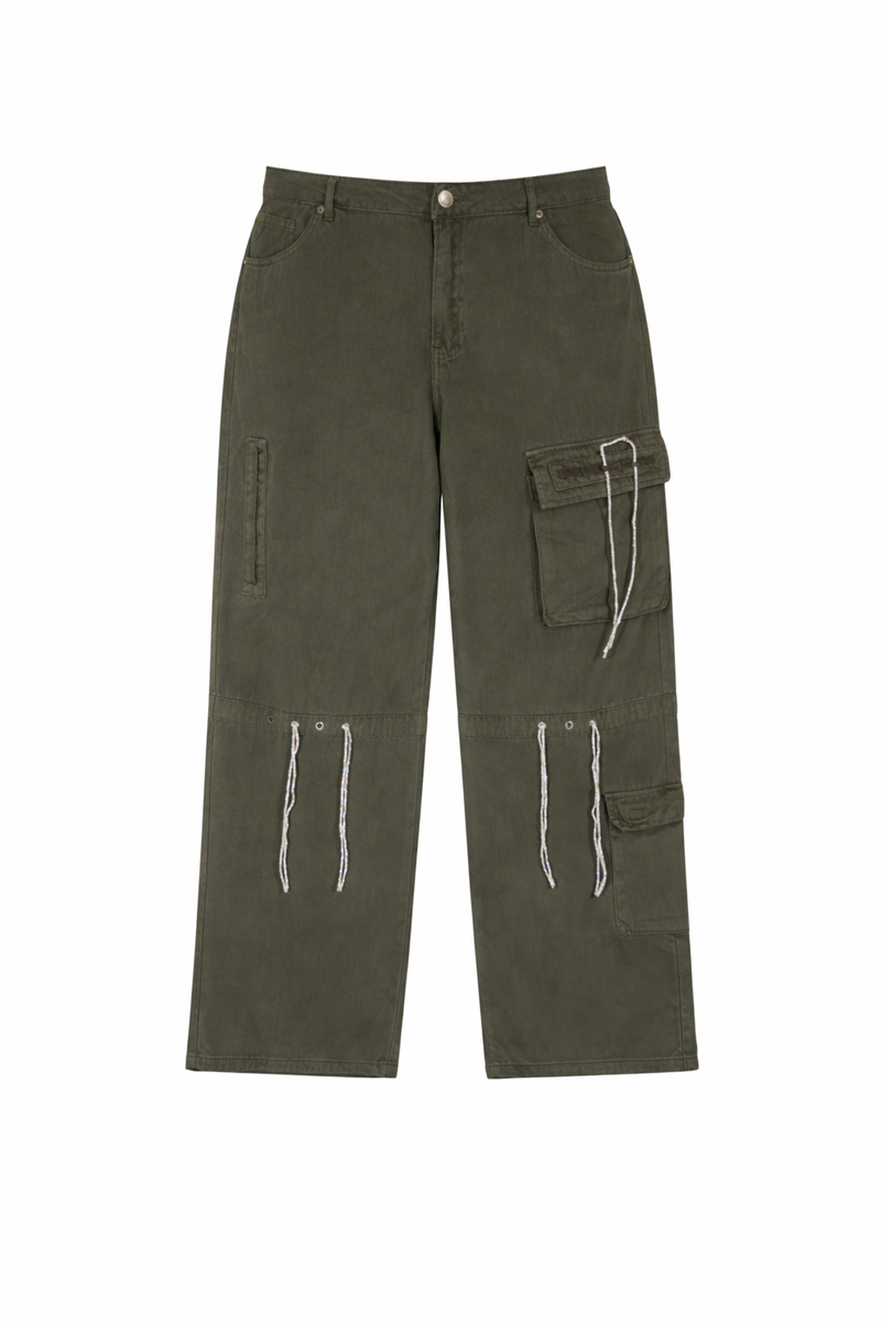 Plus Size Glitter-Accent Wide-Leg Cargo Pants | Forever 21 discount