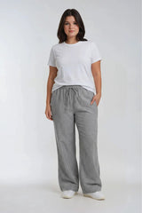 Plus Size Pinstriped Drawstring Pants | Forever 21 US