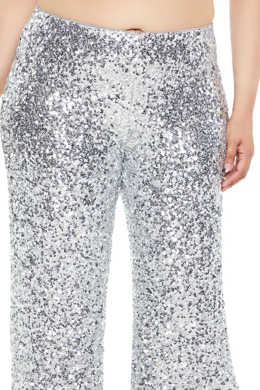 Plus Size Sequin High-Rise Pants | Forever 21 sale