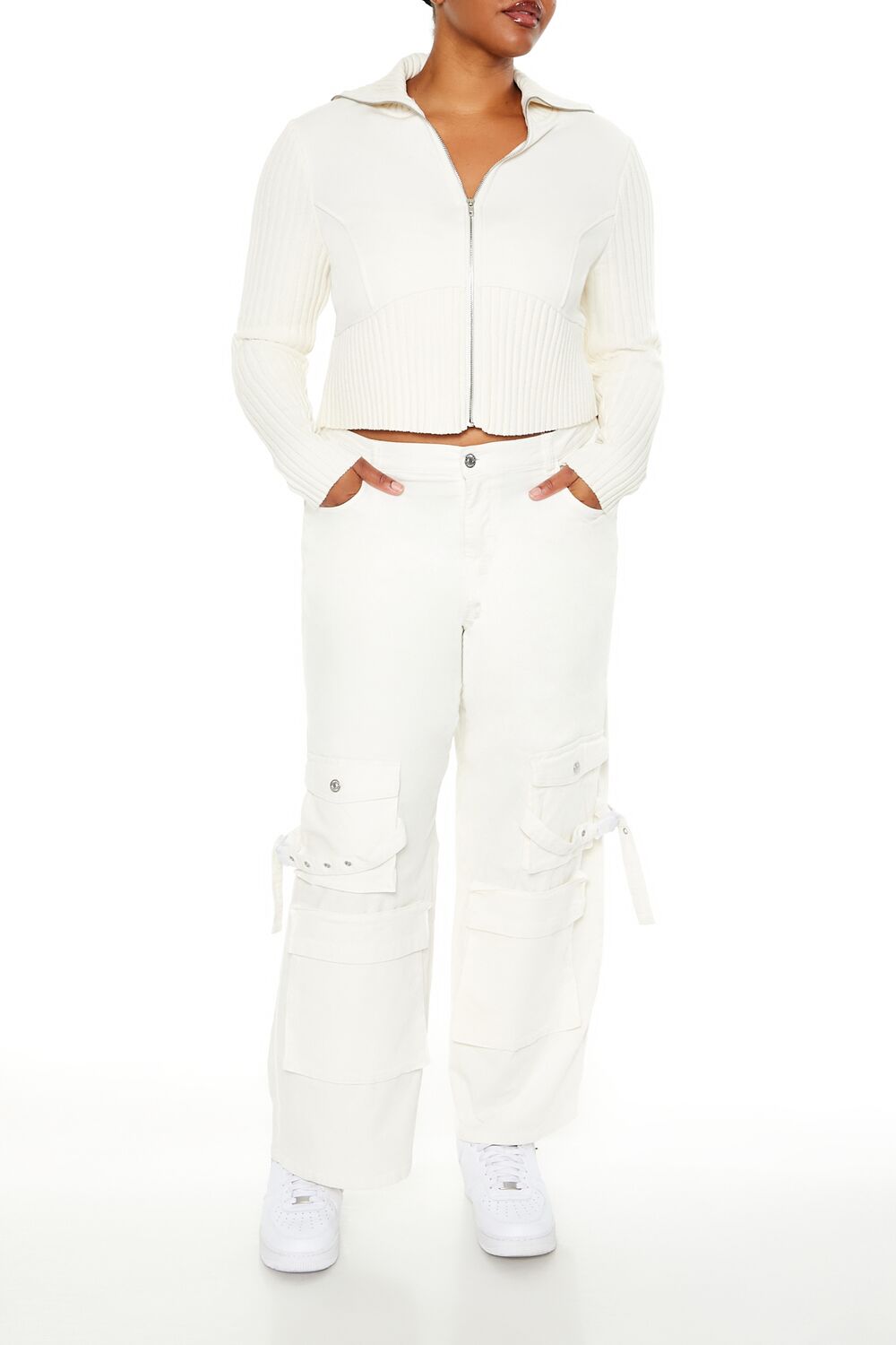 Plus Size Velvet Cargo Pants | Forever 21 outlet