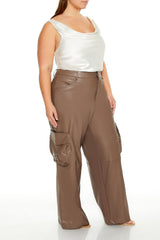 Plus Size Faux Leather Cargo Pants | Forever 21 near me