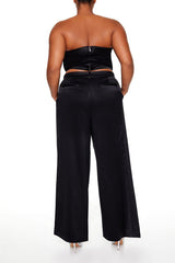 Plus Size Satin Trouser Pants | Forever 21 sale