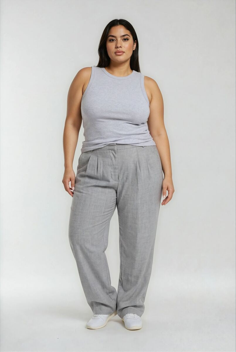 Plus Size Pleated Wide-Leg Pants | Forever 21 discount