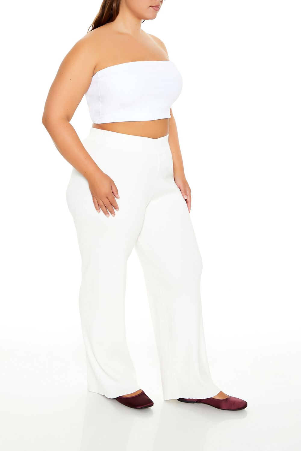 Plus Size Sweater-Knit Wide-Leg Pants | Forever 21 discount