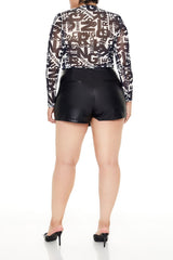 Plus Size Faux Leather Wrap Skort | Forever 21 sale