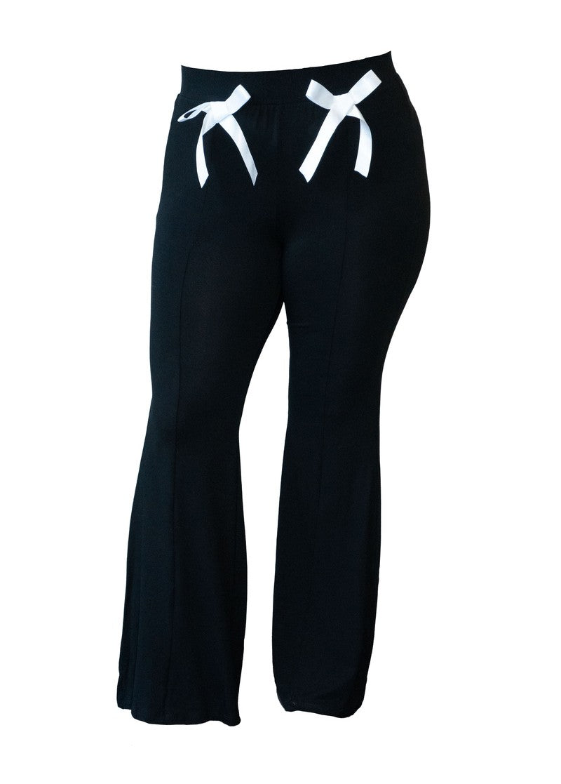 Plus Size Bow-Accent Flared Leggings | Forever 21 online