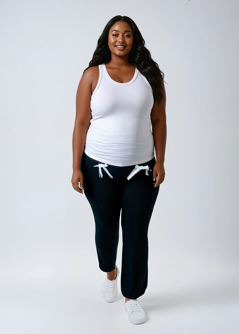 Plus Size Bow-Accent Flared Leggings | Forever 21 online