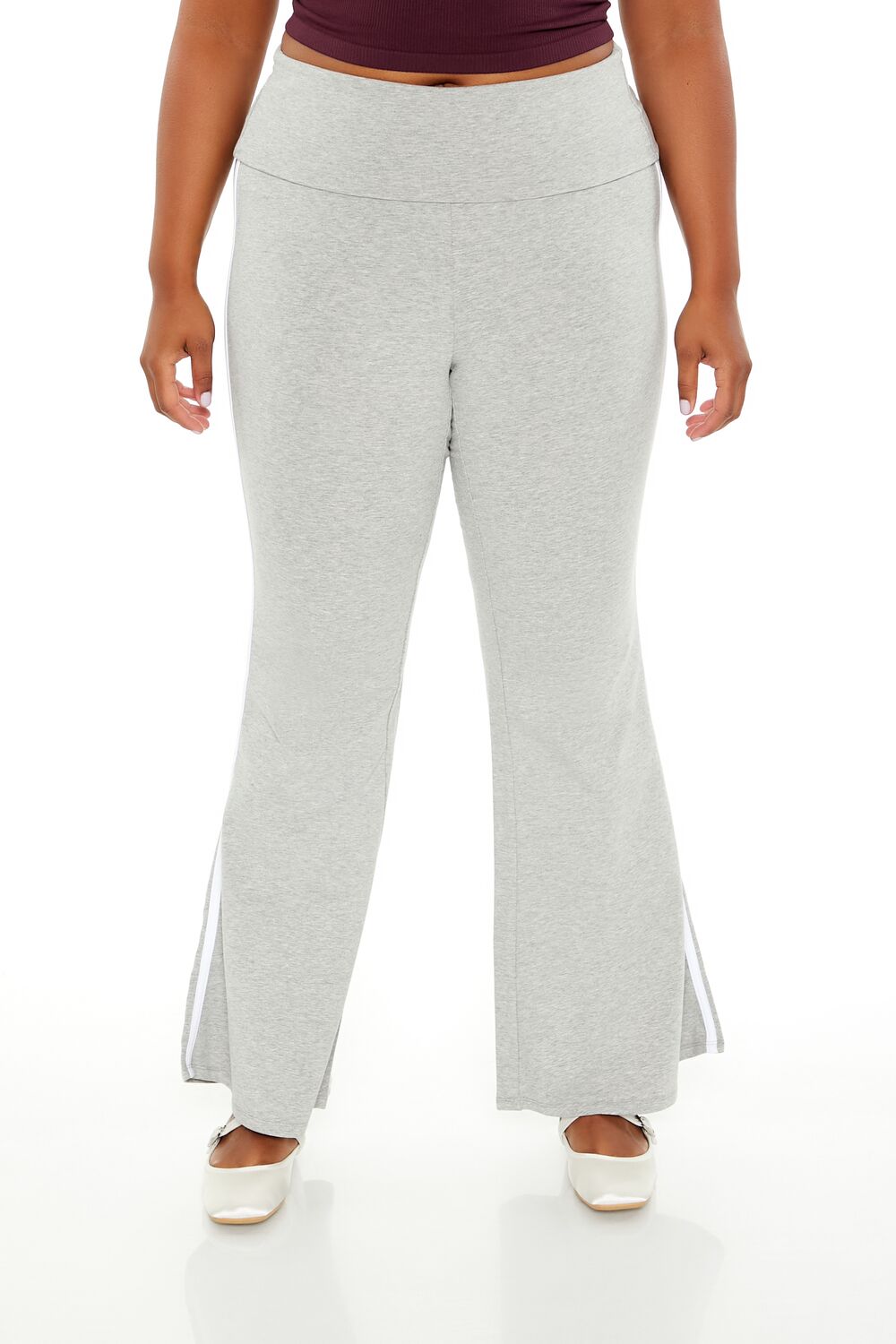Plus Size Two-Tone Flare Leggings | Forever 21 near me