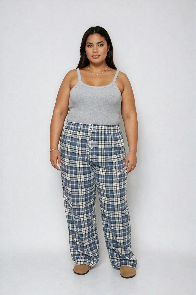 Plus Size Plaid Flannel Pajama Pants | Forever 21 US