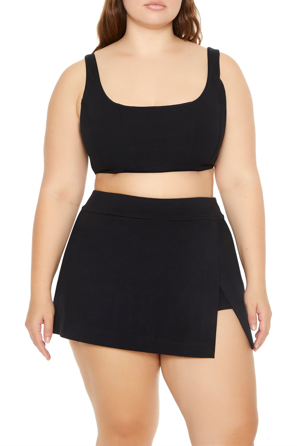 Plus Size Tulip-Hem Mini Skirt | Forever 21 outlet