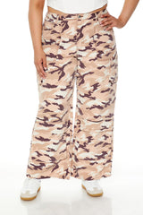 Plus Size Leaf Print Cargo Pants | Forever 21 near me