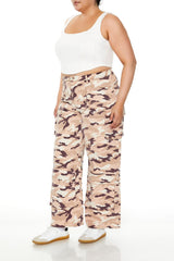 Plus Size Leaf Print Cargo Pants | Forever 21 near me