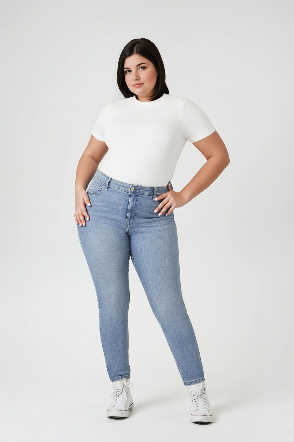 Plus Size Skinny High-Rise Jeans | Forever 21 on sale