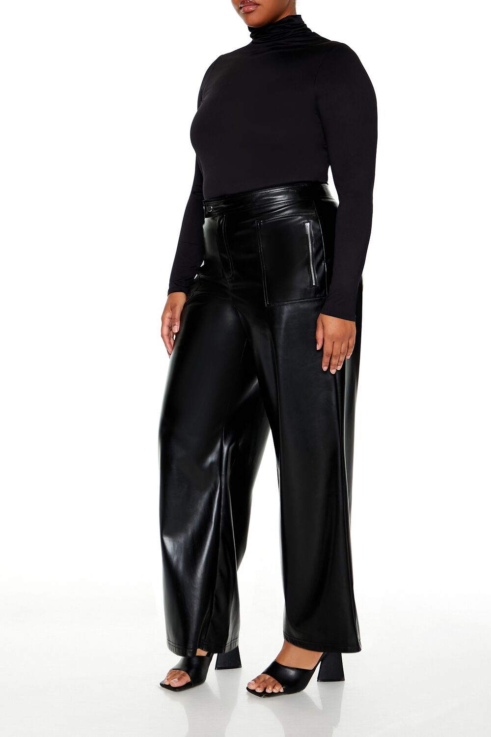 Plus Size Faux Leather Pants | Forever 21 discount