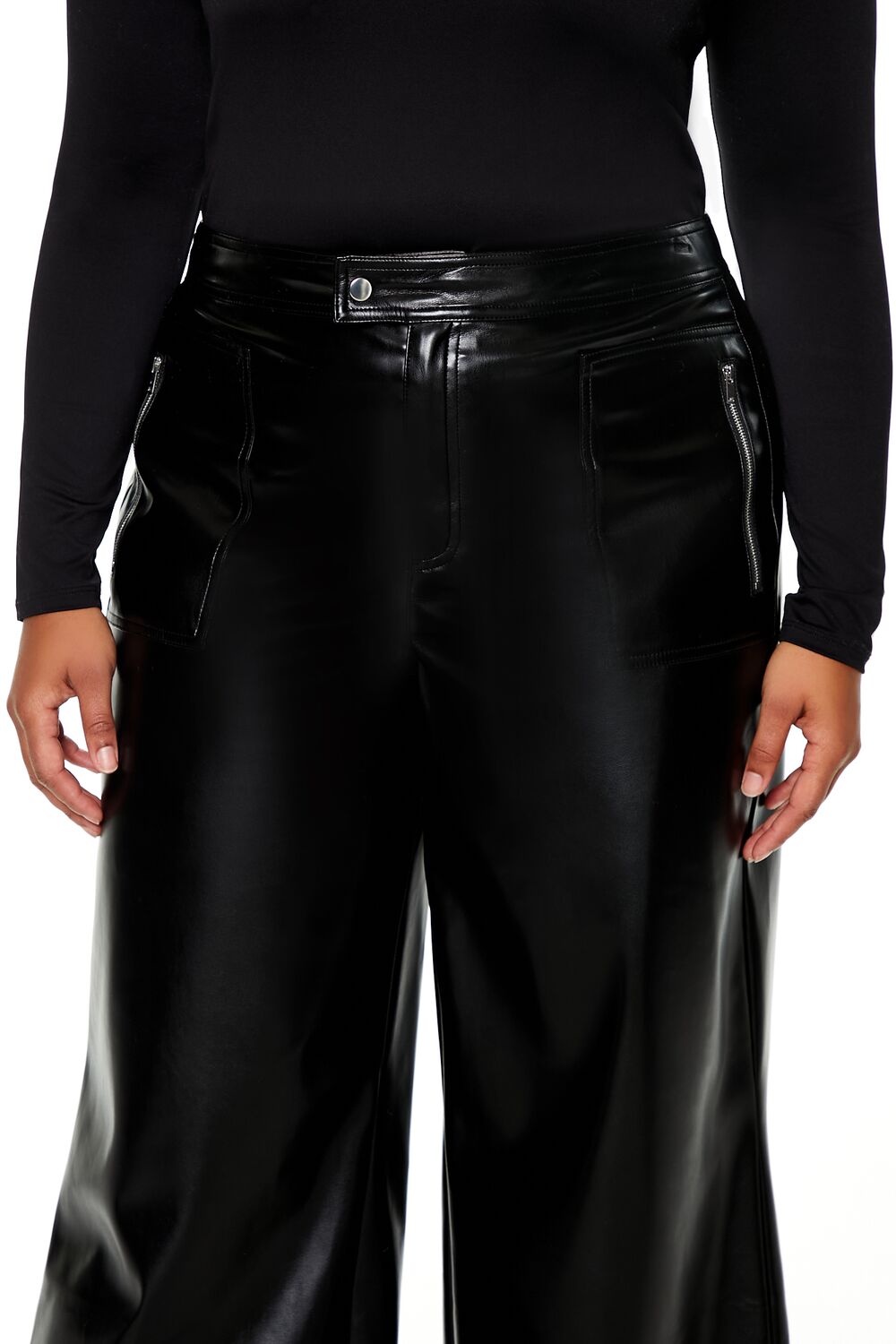 Plus Size Faux Leather Pants | Forever 21 discount
