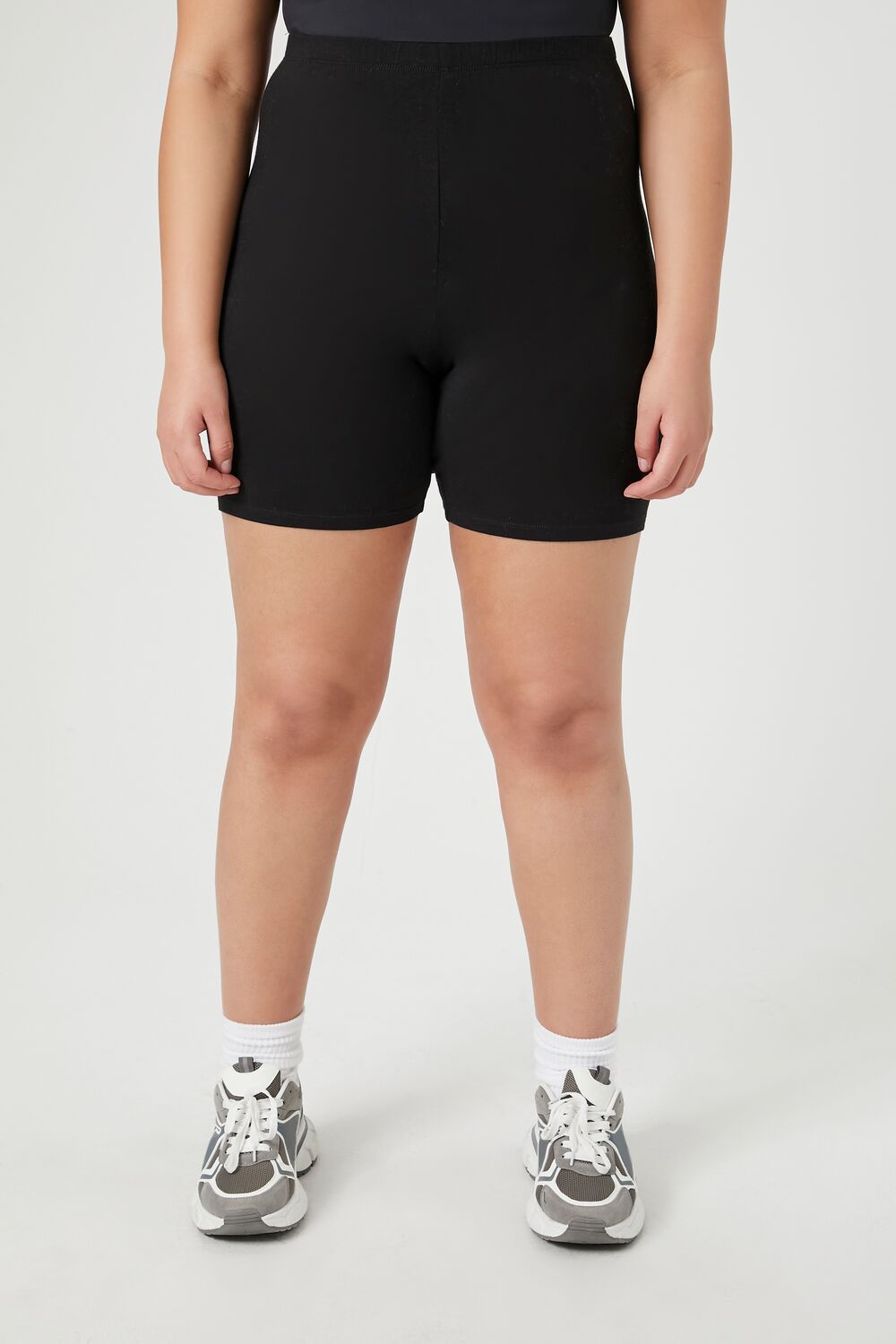 Plus Size Cotton Biker Shorts | Forever 21 online