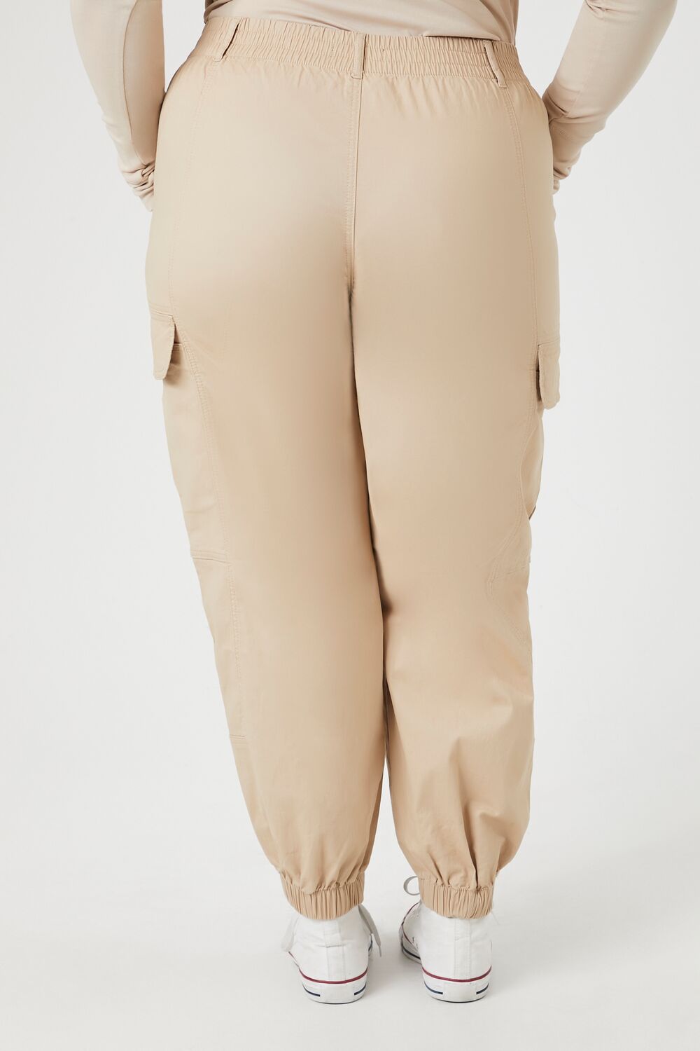 Plus Size Twill Cargo Joggers | Forever 21 discount
