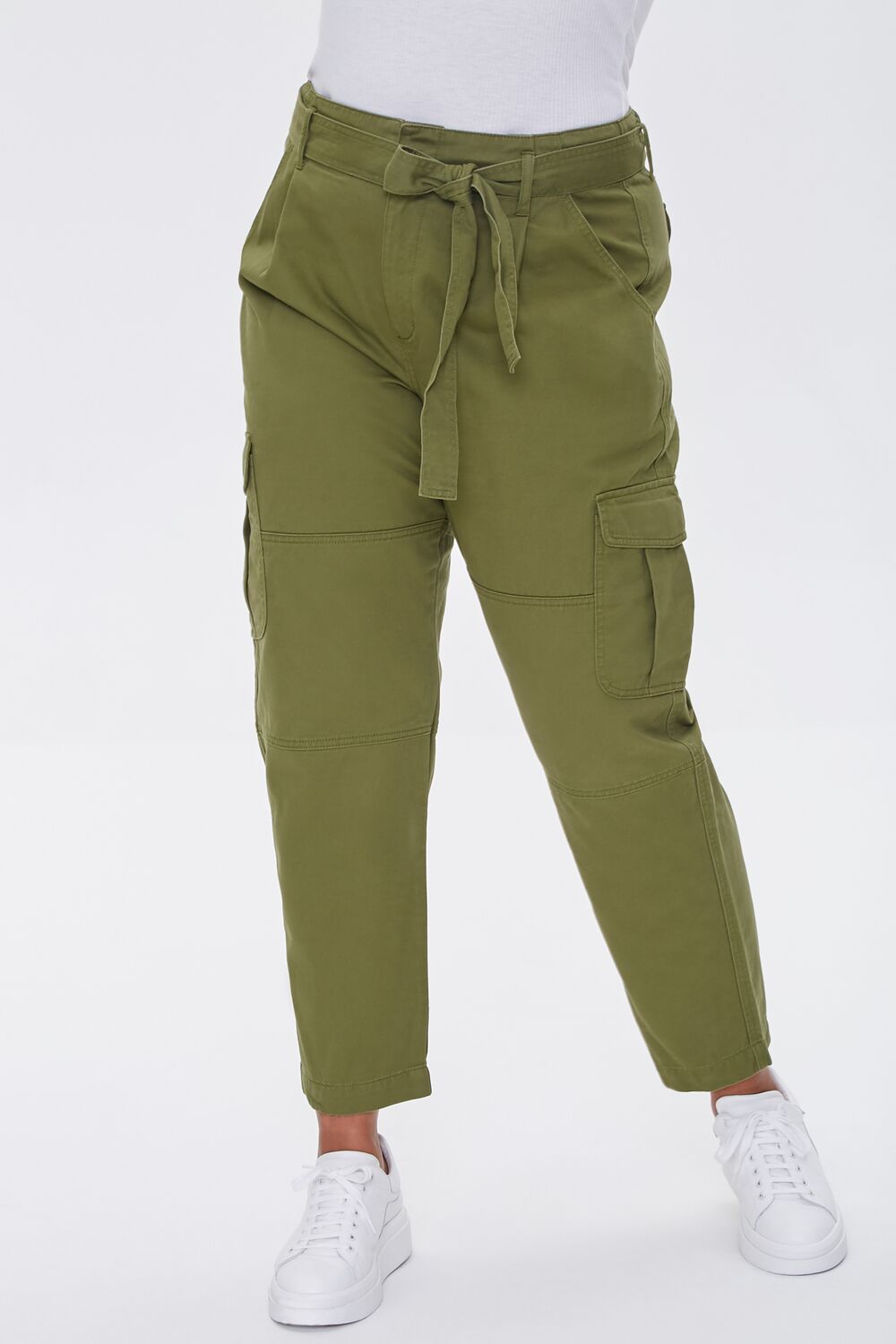 Plus Size Ankle Cargo Pants | Forever 21 US