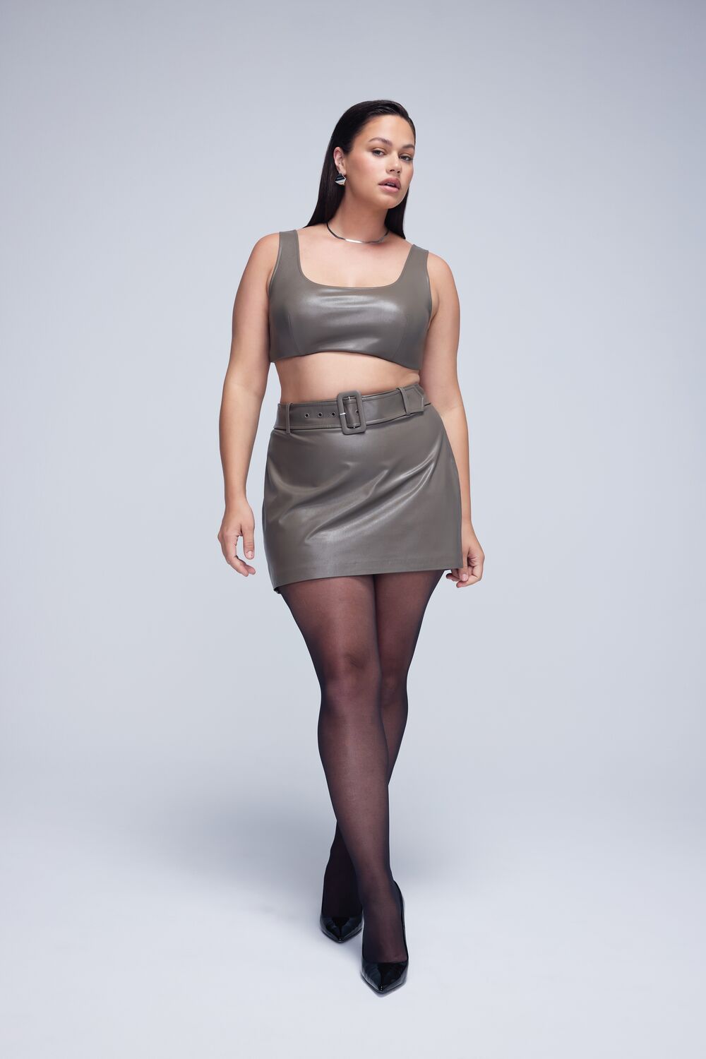 Plus Size Belted Mini Skirt | Forever 21 online